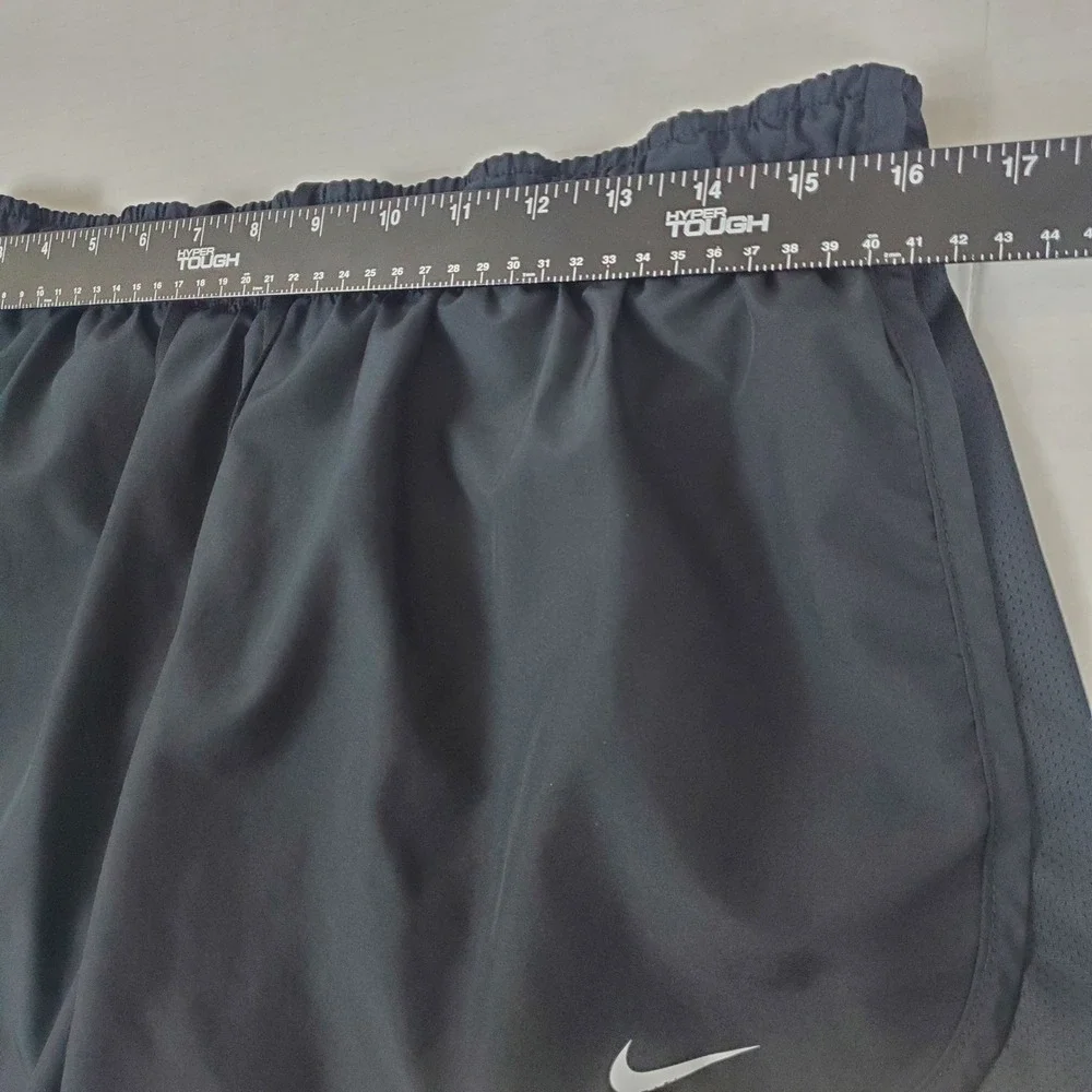 Nike Dri-FIT Running Shorts Womens XL Black Athletic Gym Workout Mesh Trim
